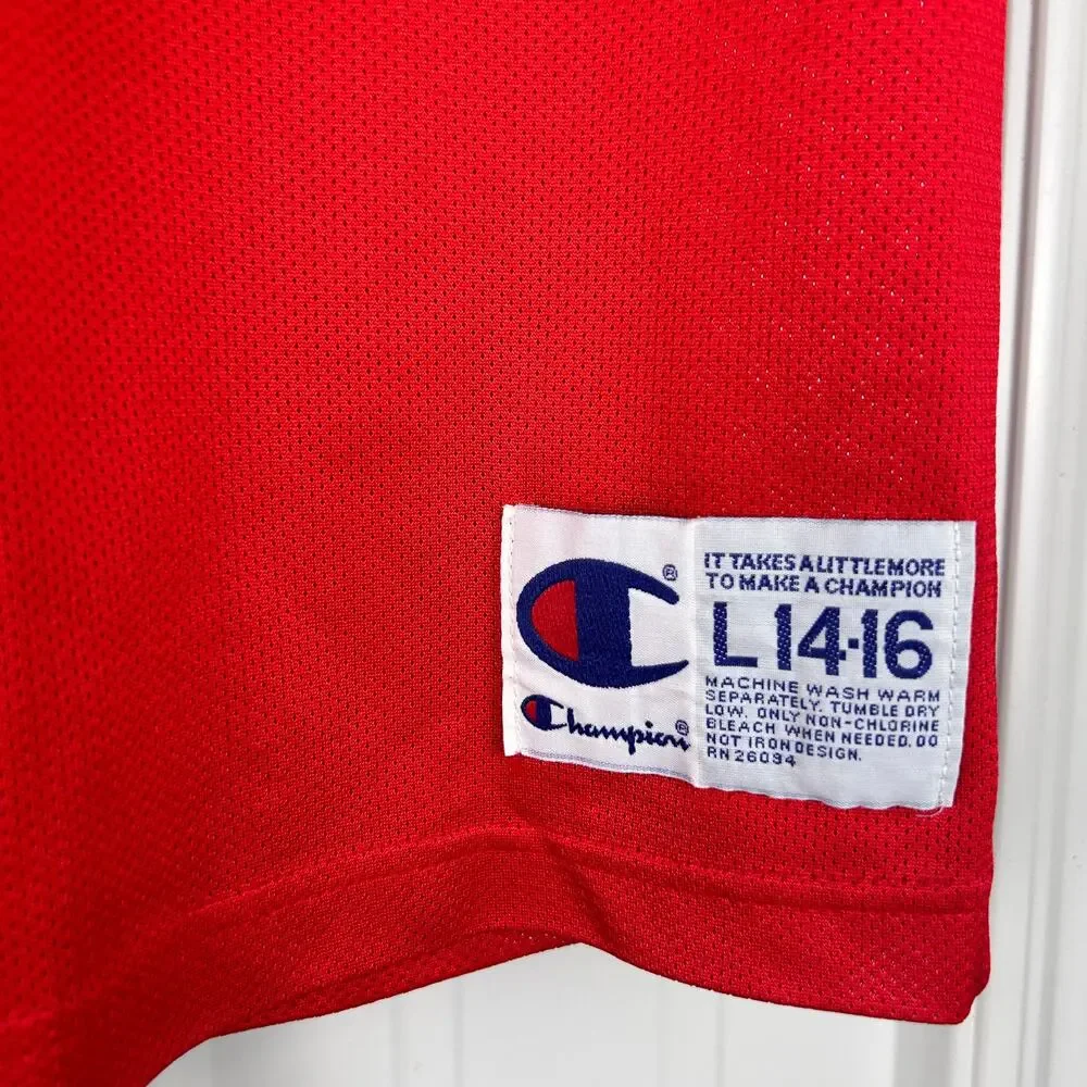 Signed Dennis Rodman 90s Champion Chicago Bulls Youth L 14-16 Jersey - Picture 7 of 7